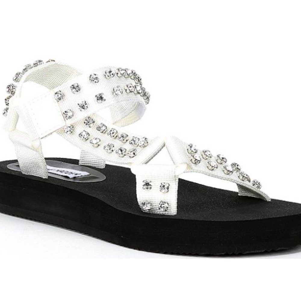 Steve Madden Rhinestone Embellished Sandals - NWT